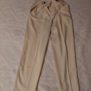 Counterparts Cream Petite Trousers